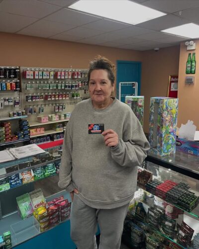 Congratulations to Pam for winning a $100 gift card for the Customer of the Month Drawing at Smoker Friendly in Spencer! We give a $100 gift card away EVERY MONTH, at EVERY store! So ask how to enter next time you are shopping! Thank you so much for #ShoppingLocal at SmokerFriendlyWV 💛💙